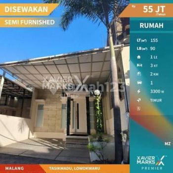 RUMAH MINIMALIS SIAP HUNI SEMI FURNISHED SELANGKAH DARI SUHAT