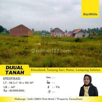 Tanah Komplek Sitaraland Natar  cepat