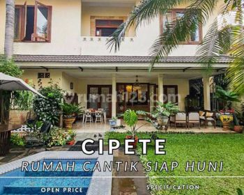 Dijual Rumah Cantik Siap HunI di Area Cipete Jakarta Selatan