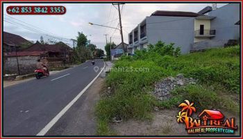 Pinggir Jalan Utama 540 M2 Strategis di Sukawati Ubud