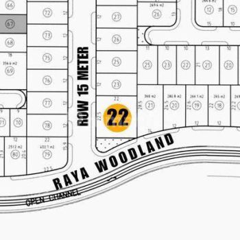 Kavling Raya Woodland Posisi Hook Lokasi di Raya Luar Cluster