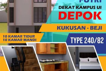 JUAL RUMAH KOST DEKAT KAMPUS UI | INVESTASI KOST KOSTAN DI BEJI DEPOK DEKAT