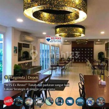 Ex Resto Tanah Dan Parkir Luas di Pinggir Jalan Margonda Depok