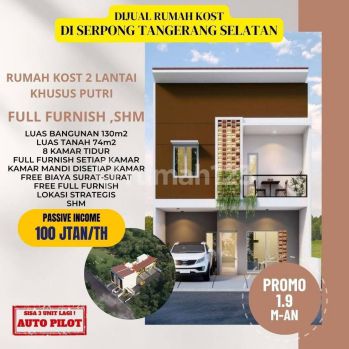 Jual Kosan Murah Dekat Kampus Umpam Serpong Tangerang Selatan