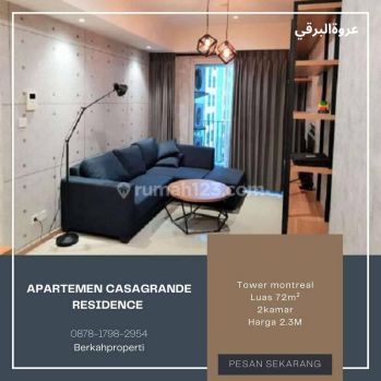 Dijual Murah Apartemen Casa Grande Residence 2br Good Furnish