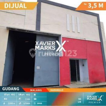 Gudang Murah Lokasi Strategis di Area Pergudangan Depo Malang