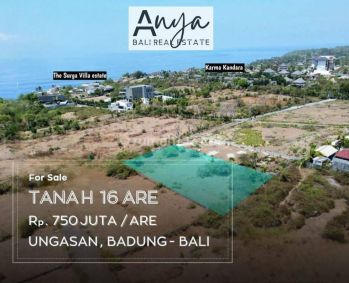 Tanah di Melasti Ungasan Badung, Badung Sertifikat Hak Milik 16 are