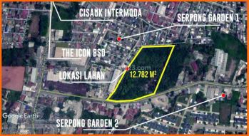 Dijual Tanah sangat Strategis diJalan Raya Cisauk arah Muncul