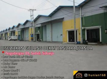 Gudang Pergudangan 88 Raya Bandara Juanda Sedati Sidoarjo Surabaya