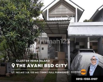 Sewa Rumah The Avani Bsd City Cluster Inika Island Furnished SHM