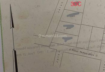 Jual Tanah Kavling Pakal Madya Asri Ada 2 Unit Jejer Hadap Barat