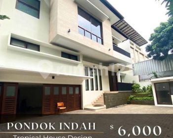 For Rent Rumah Modern Minimalis Lokasi Strategis Pondok indah