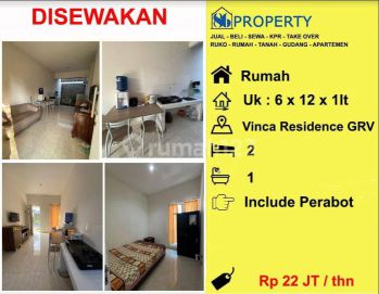Disewakan Rumah Vinca Dkt Rosemary , Laurus , Lengkap Perabot