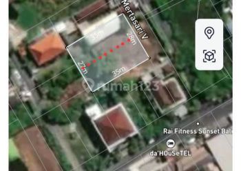 Tanah Strategis Cocok Villa Sunset Road Kuta Bali