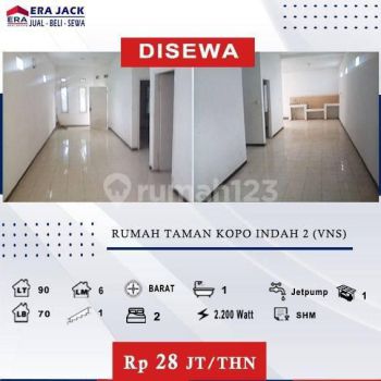 Sewa rumah murah siap huni di Tki 2 tinggal cus