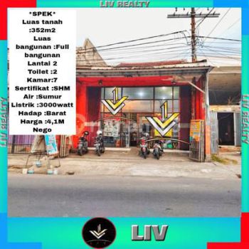 Dijual ruko 2 lantai pinggir jalan, Cocok buat usaha.