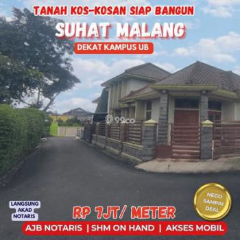 Tanah Area Suhat Cocok Bangun Kost 10Menit Kampus UM