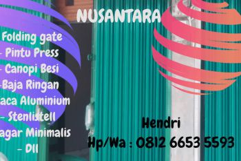 Pintu  besi Lipat & roling door Payakumbuh 081266535593