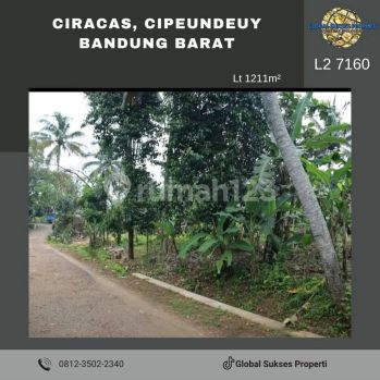Tanah Luas Pinggir Jalan Strategis di Cipeundeuy Bandung