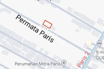 DIJUAL TANAH MASUK  JALAN PERMATA PARIS