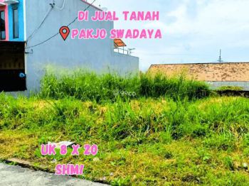 tanah pakjo swadaya blok A1A2 LOKASI SANGAT STRATEGIS