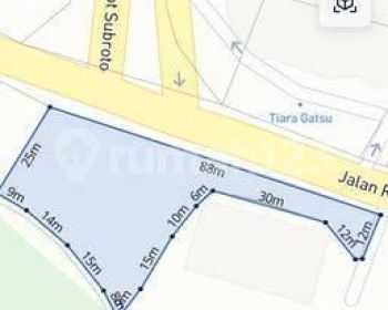 Tanah Komersil strategis Raya di Gatot Subroto Barat Denpasar Bali