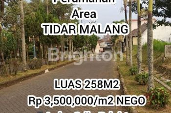 TANAH DIJUAL CEPAT TIDAR MALANG