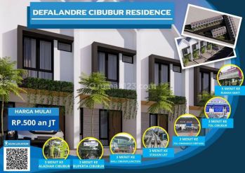 Miliki Rumah 2 Lantai Dekat Lrt Cibubur Dan Busway Dan Tol