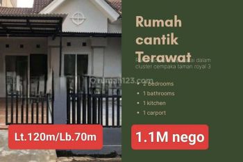 Rumah murah Sudah Renovasi di Griya cempaka taman royal 3