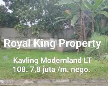 KAVLING MURAH Modernland LT 108