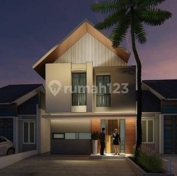 Rumah Baru 2 Lantai Semi Furnished Dekat Sekolah Cikal Dan Stella Maris di Bsd
