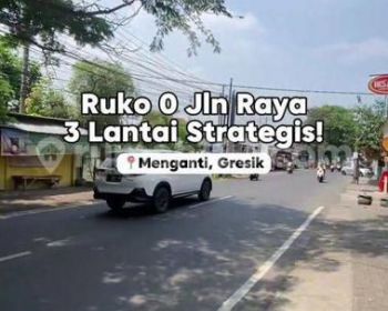 Dijual Ruko 3 lt di Raya Menganti (depan GreenLand) Gresik