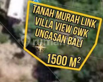 Tanah Murah Link Villa View GWK Ungasan Bali