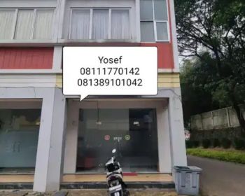 Dijual ruko depan pahoa lantai 2 golden eight, gading serpong