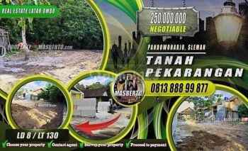 Tanah Pekarangan Murah Siap Bangun