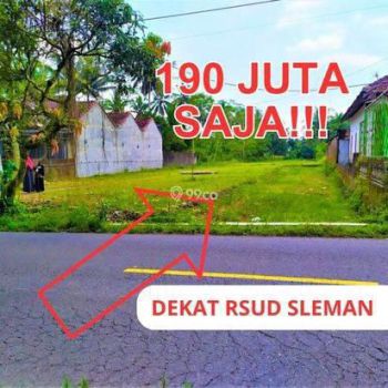 190Jt Dapat Tanah Di Sleman Dekat RSUD Sleman; Untung