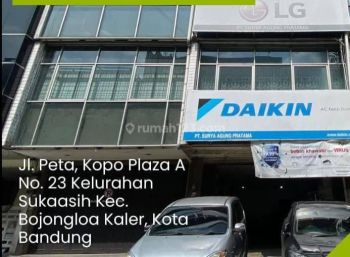 Dijual Lelang Ruko 3 Lantai Siap Pakai di Kopo Plaza Jalan Peta