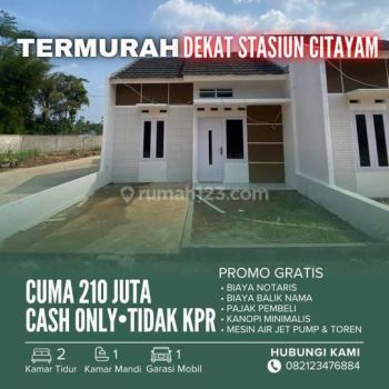 Rumah Baru Modern Dekat Stasiun Citayam Cuma 200jutaan