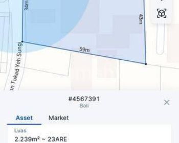 Rumah Hitung Tanah Renon Denpasar