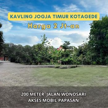 STRATEGIS di JL. WONOSARI: Tanah Dijual Jogja, Akses Aspal 6 Meter