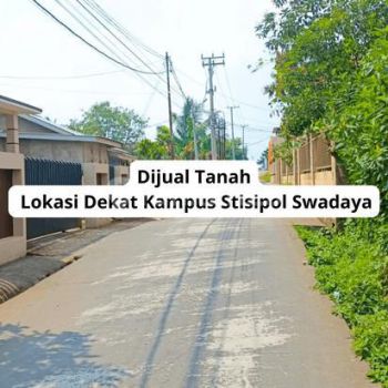 Dijual Tanah Lokasi Jalan Swadaya Dekat Kampus Stisipol