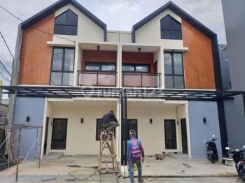 Rumah Mewah 2 Lantai Pondok Cabe Model Scandinavian Modern