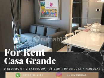For Rent Apartemen Casa Grande Kota Kasablanka 2br Middle Floor