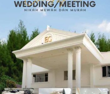 GEDUNG WAH, NIKAH ATAU MEETING MURAH DENGAN FREE 50 KURSI TAMU