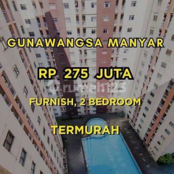 Termurah Apartement Gunawangsa Manyar 2 BR Furnished Bagus