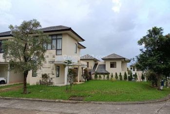 Rumah Hook View Gunung 2 Lantai Bagus Furnished HGB The Athmosper Sentul City