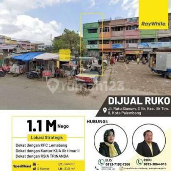 Dijual Cepat Ruko Satu Pintu di Palembang