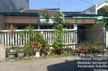 Rumah Semampir Tengah Mewah SHM Bagus Surabaya