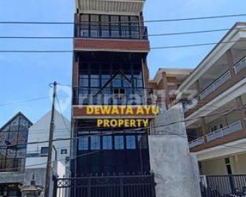 Bangunan Toko 4 Lantai Bentuk L Lahan 370m2 Lokasi Legian Kuta