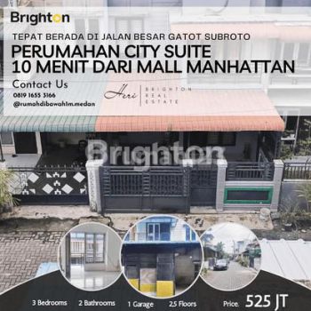 Perumahan City Suite Tepat Di Jalan Besar Gatot Subroto 10 Menit Dari Mall